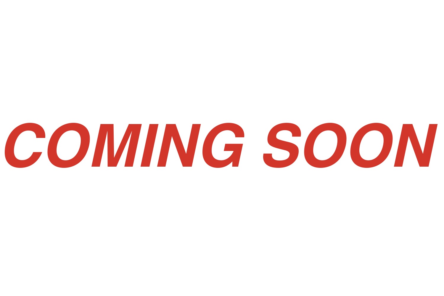 coming soon
